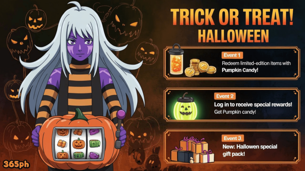 365ph Halloween Event 2025 — Claim Event 3 Bonus Rewards!